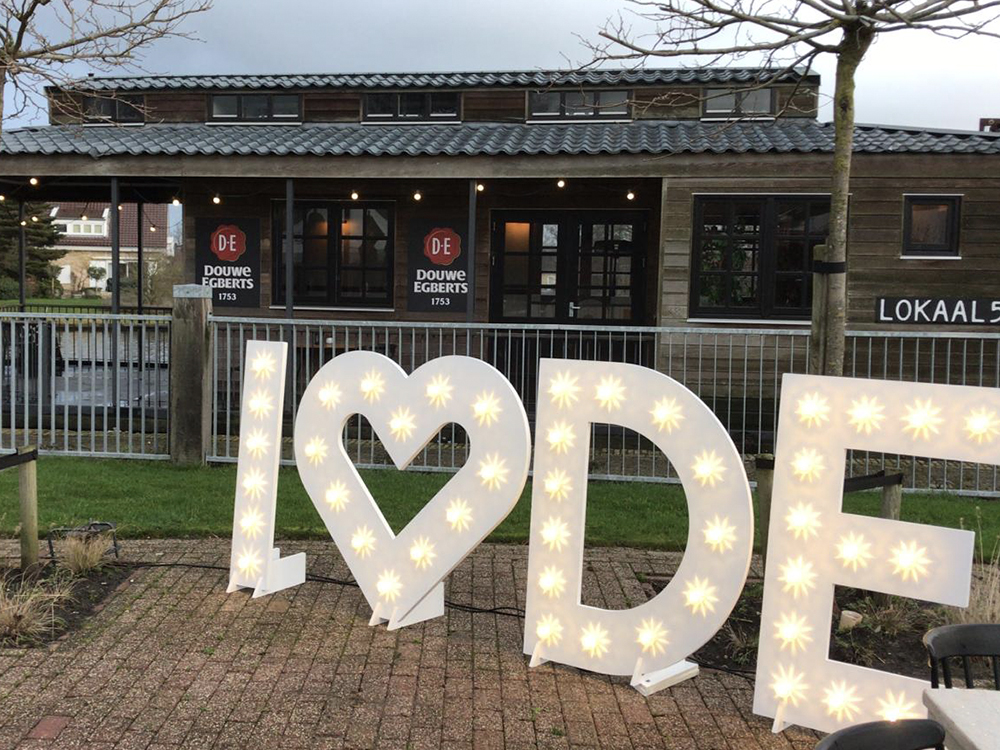 Lichtletters hartje huren